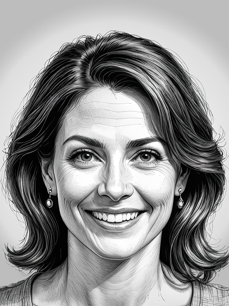 A grayscale portrait of Dan Rose: Menopause Guidance Founder & Chief Editor.